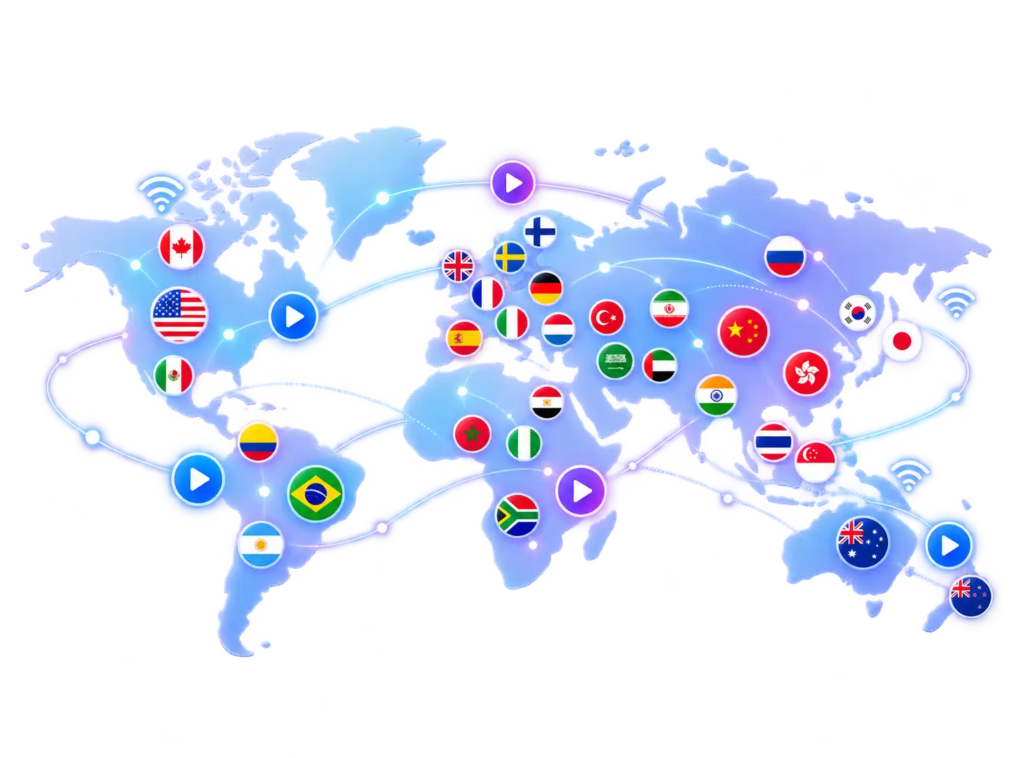 YOVOTV Carte mondiale des chaînes IPTV internationales en direct et replay